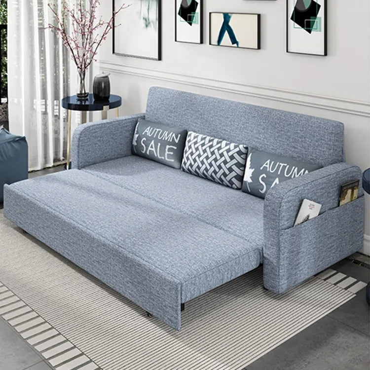 ソファー ライトグレー ダークグレー ベージュ ライトブルー ブルー ライトブラウン 綿麻 無垢材 hyt-3766