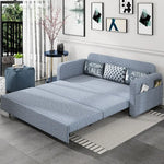 ソファー ライトグレー ダークグレー ベージュ ライトブルー ブルー ライトブラウン 綿麻 無垢材 hyt-3766