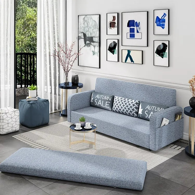 ソファー ライトグレー ダークグレー ベージュ ライトブルー ブルー ライトブラウン 綿麻 無垢材 hyt-3766