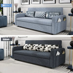 ソファー ライトグレー ダークグレー ベージュ ライトブルー ブルー ライトブラウン 綿麻 無垢材 hyt-3766