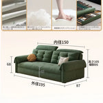 ソファー グリーン シリコンフィル 無垢材 ダウン hyt-3774