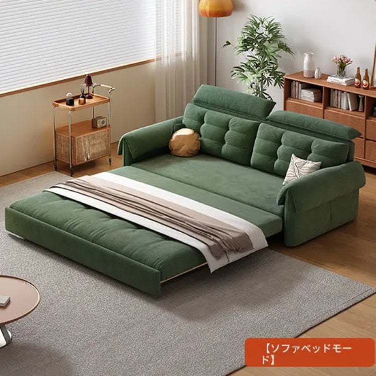 ソファー グリーン シリコンフィル 無垢材 ダウン hyt-3774