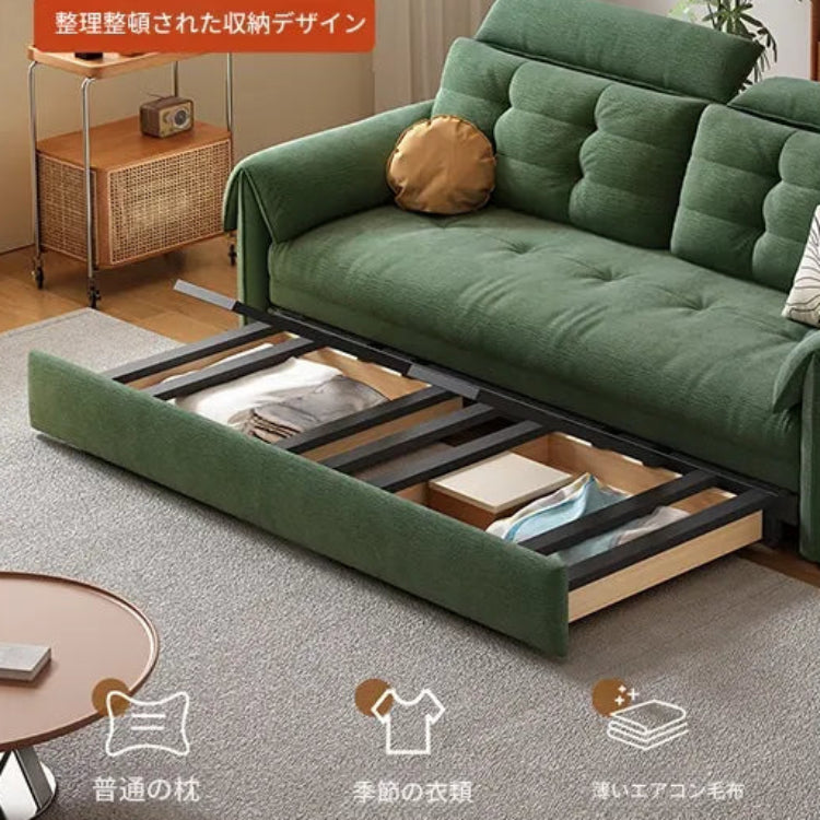 ソファー グリーン シリコンフィル 無垢材 ダウン hyt-3774