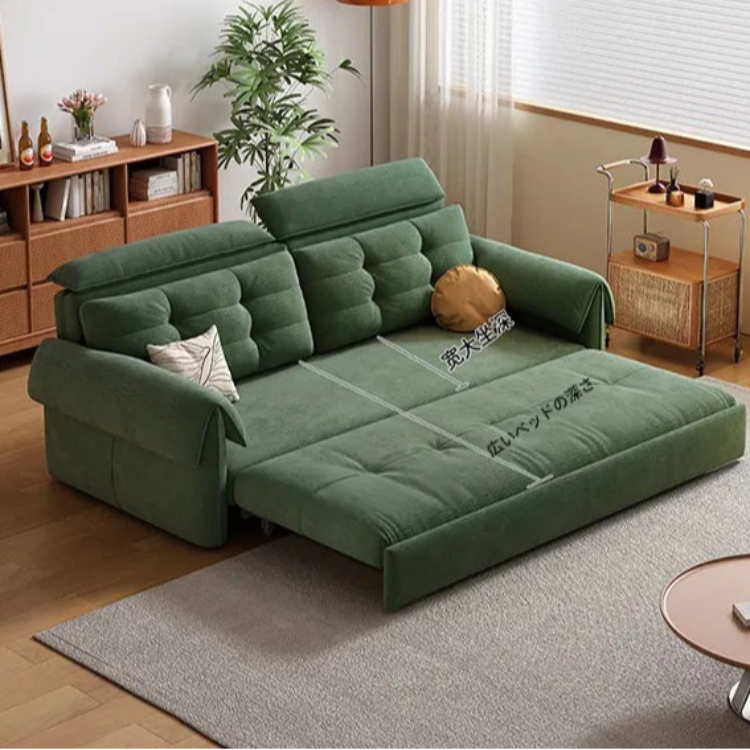 ソファー グリーン シリコンフィル 無垢材 ダウン hyt-3774