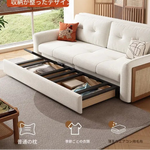 ソファー ライトグレー グレー ダークブラウン イエロー ブルー ベージュ フォグブルー オレンジ グリーン シェニール シリコンフィル パイン アッシュ材 hyt-3775