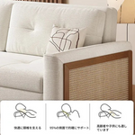 ソファー ライトグレー グレー ダークブラウン イエロー ブルー ベージュ フォグブルー オレンジ グリーン シェニール シリコンフィル パイン アッシュ材 hyt-3775