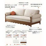 ソファー ライトグレー グレー ダークブラウン ホワイト ライトブルー オレンジ グリーン シェニール シリコンフィル アッシュ材 パイン 多層板 hyt-3776