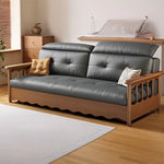 ソファー ベージュ オレンジ オレンジグリーン ライトグレー グレー ブラック グリーン ブラウン ブラウンレッド 合皮 シリコンフィル 無垢材 オーク パイン 多層板 hyt-3777