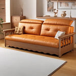 ソファー ベージュ オレンジ オレンジグリーン ライトグレー グレー ブラック グリーン ブラウン ブラウンレッド 合皮 シリコンフィル 無垢材 オーク パイン 多層板 hyt-3777