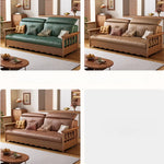 ソファー ベージュ オレンジ オレンジグリーン ライトグレー グレー ブラック グリーン ブラウン ブラウンレッド 合皮 シリコンフィル 無垢材 オーク パイン 多層板 hyt-3777