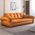 ソファー ホワイト ライトグレー グレー グリーン ダークブラウン オレンジ ブラック ブルー 合皮 シリコンフィル 無垢材 ダウン hyt-3784