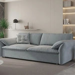 ソファー ホワイト ライトブルー ライトブラウン ダークグレー シリコンフィル 無垢材 ダウン パイル hyt-3794