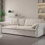 ソファー ホワイト ライトブルー ライトブラウン ダークグレー シリコンフィル 無垢材 ダウン パイル hyt-3794