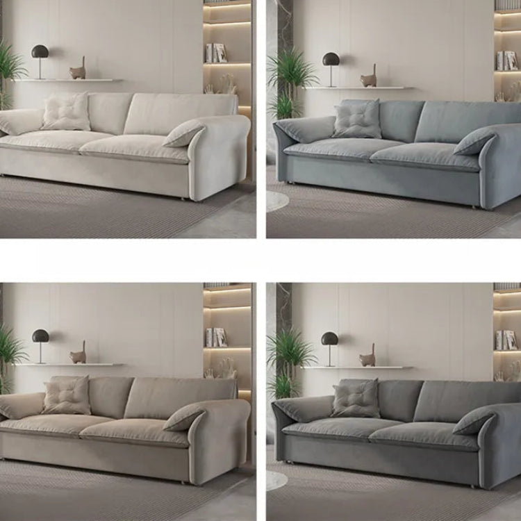 ソファー ホワイト ライトブルー ライトブラウン ダークグレー シリコンフィル 無垢材 ダウン パイル hyt-3794