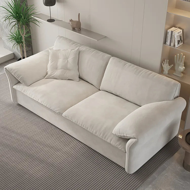 ソファー ホワイト ライトブルー ライトブラウン ダークグレー シリコンフィル 無垢材 ダウン パイル hyt-3794