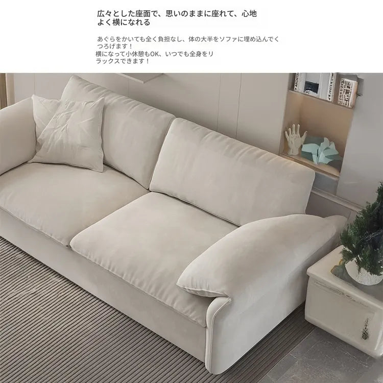 ソファー ホワイト ライトブルー ライトブラウン ダークグレー シリコンフィル 無垢材 ダウン パイル hyt-3794