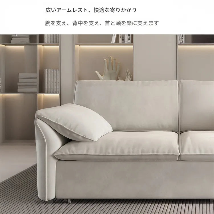 ソファー ホワイト ライトブルー ライトブラウン ダークグレー シリコンフィル 無垢材 ダウン パイル hyt-3794