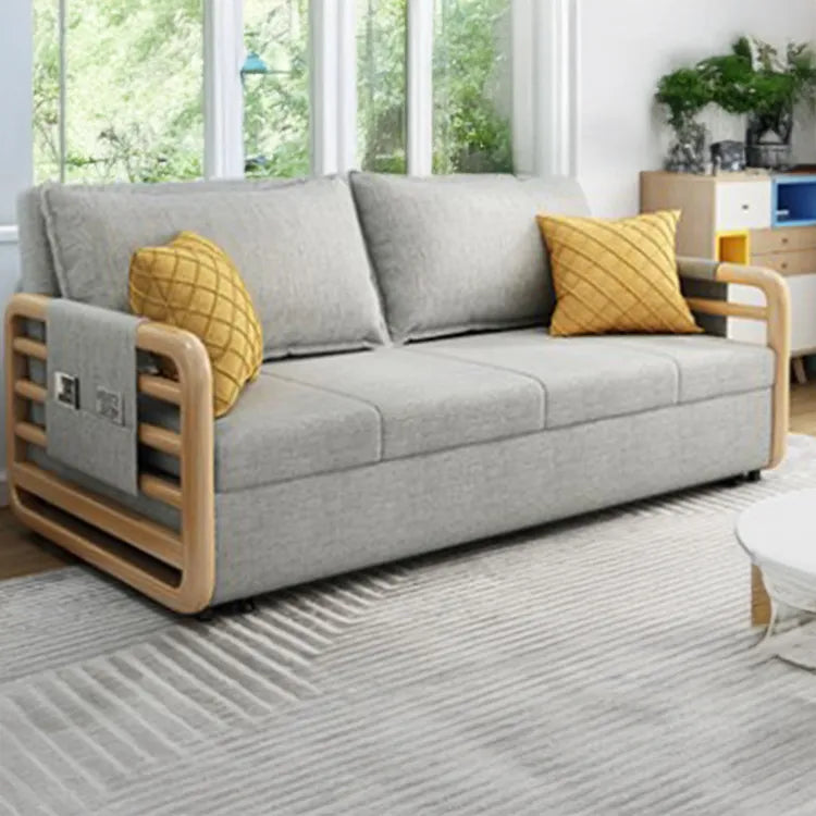 ソファー カーキ ライトグレー ブルー ダークグレー グリーン アッシュ材 シリコンフィル 綿麻 hyt-3800