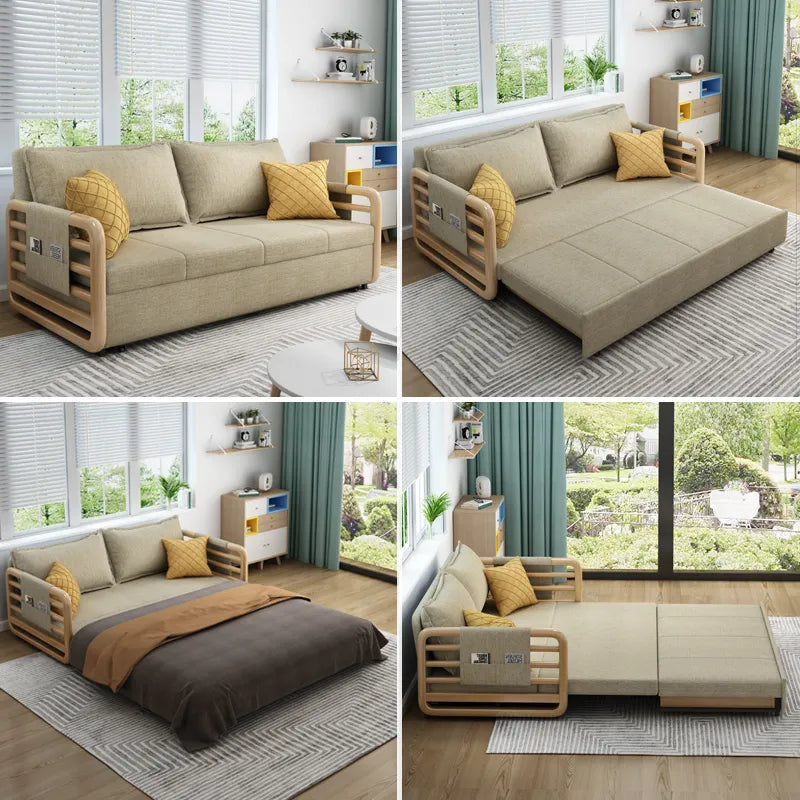 ソファー カーキ ライトグレー ブルー ダークグレー グリーン アッシュ材 シリコンフィル 綿麻 hyt-3800