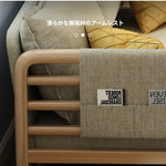 ソファー カーキ ライトグレー ブルー ダークグレー グリーン アッシュ材 シリコンフィル 綿麻 hyt-3800