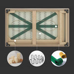 【在宅ソファ】パイン材質×シリコンフィル×ダウン×合成皮革の高級ソファー hzh-1351