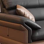 【在宅ソファ】パイン材質×シリコンフィル×ダウン×合成皮革の高級ソファー hzh-1351