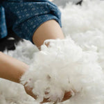 高品質パイン材使用!贅沢シリコンフィル&グースダウンクッション ソファー - 合成皮革仕上げ hzh-1352