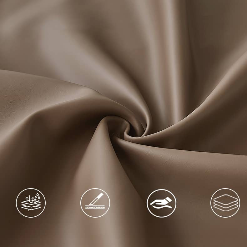 高品質パイン材使用!贅沢シリコンフィル&グースダウンクッション ソファー - 合成皮革仕上げ hzh-1352