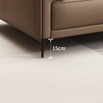 高品質パイン材使用!贅沢シリコンフィル&グースダウンクッション ソファー - 合成皮革仕上げ hzh-1352