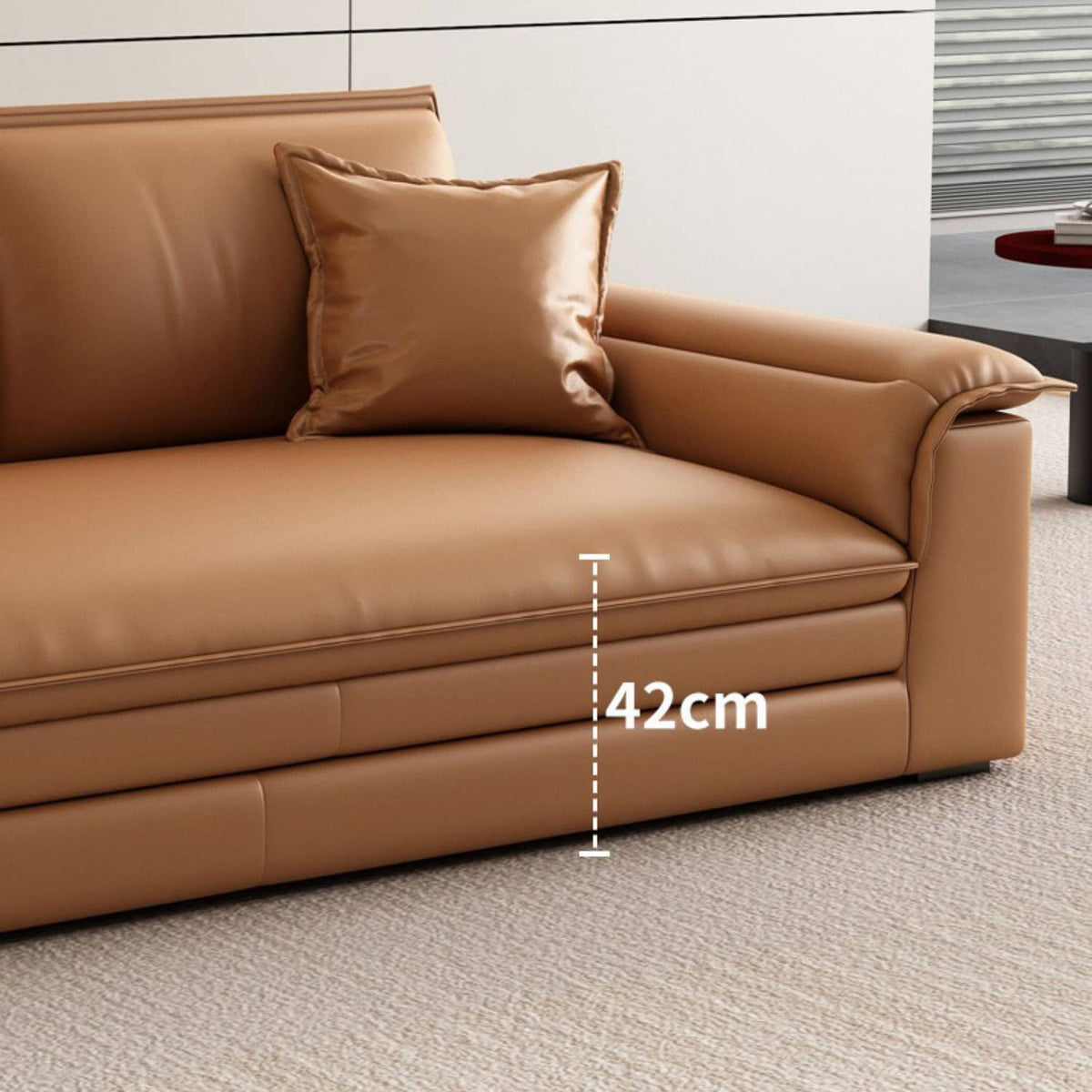 ラグジュアリーソファー | パイン材?シリコンフィル?ダウン?合成皮革使用 | 快適なおうち時間 hzh-1353