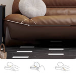 【高級素材使用】パイン&オークフレームの快適ソファー - ホワイトグースダウン&ラテックス使用、シリコンフィル&合成皮革カバー hzh-1364