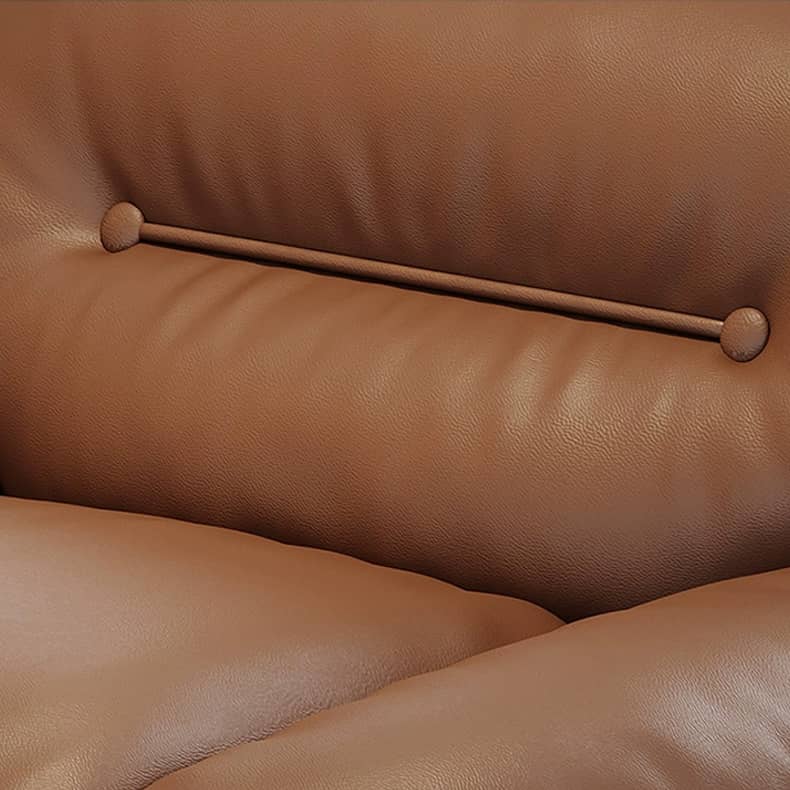 【高級素材使用】パイン&オークフレームの快適ソファー - ホワイトグースダウン&ラテックス使用、シリコンフィル&合成皮革カバー hzh-1364