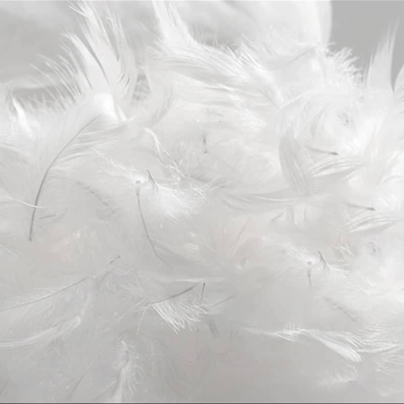 【高級素材使用】パイン&オークフレームの快適ソファー - ホワイトグースダウン&ラテックス使用、シリコンフィル&合成皮革カバー hzh-1364