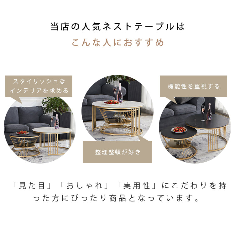 北欧風ラウンドセラミック天板コーヒーテーブルリビング軽奢オフィス用 hzmty-5490