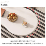 フレンチクリーム風アクリル脚クラウドデザインコーヒーテーブルリビング用 hzmty-5495