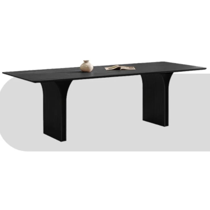 アッシュ材のモダンテーブル - シンプルで洗練されたデザイン、ダイニングやオフィスに最適! hzmzw-3149