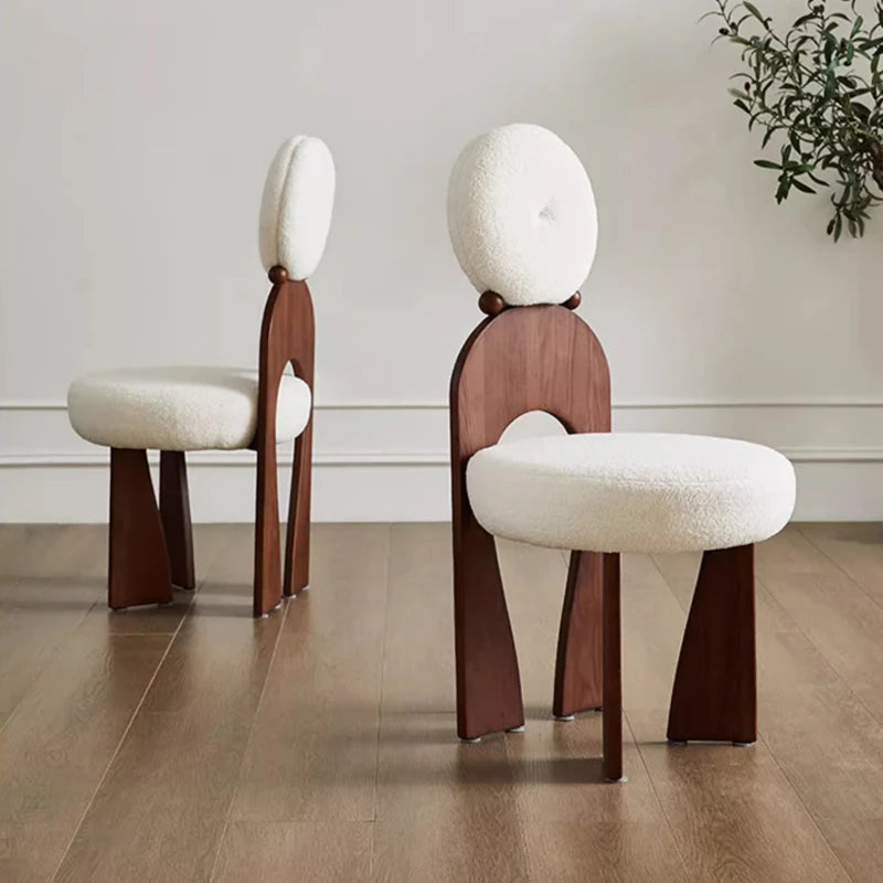 モダンアッシュ材シープボアチェア|シンプルでスタイリッシュなデザイン【優雅なインテリアに最適】 hzmzw-3152