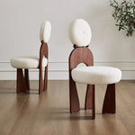 モダンアッシュ材シープボアチェア|シンプルでスタイリッシュなデザイン【優雅なインテリアに最適】 hzmzw-3152