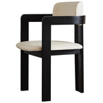 シンプルモダンアッシュ材チェア|合皮クッション付き|スタイリッシュなダイニング家具 hzmzw-3153