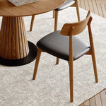 無垢材製の丸テーブル|モダンデザインでシンプルな食卓を演出 | ナチュラルインテリアに最適 hzmzw-3154