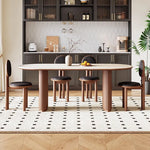 アッシュ材と合皮のシンプルモダンチェア - インテリアにぴったりなデザイン家具 hzmzw-3155