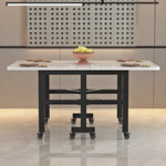 テーブル カラー1 グレー ホワイト ブラウン ステンレス hzyl-3480