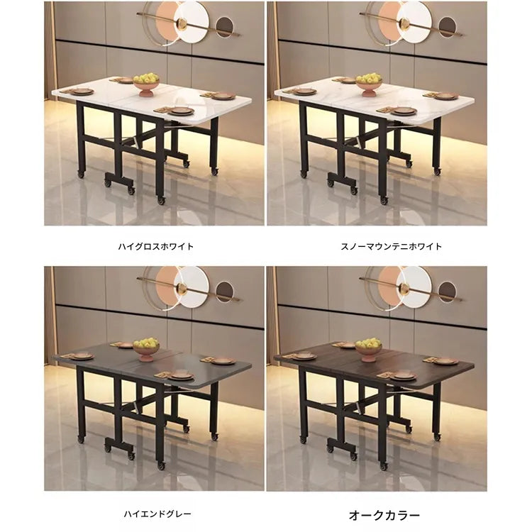 テーブル カラー1 グレー ホワイト ブラウン ステンレス hzyl-3480