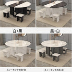 テーブル ホワイト カラー1 カラー2 カラー3 カラー4 ダークブラウン カラー5 カラー6 カラー7 合皮 hzyl-3486