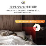 200万画素ワイヤレス防犯カメラ自動追跡双方向音声通信機能搭載 R7