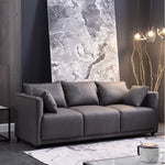 【高品質】松 木 枠 エアレザー 綿 ソファー - モダンデザイン?快適な座り心地! ja-18