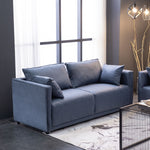 【高品質】松 木 枠 エアレザー 綿 ソファー - モダンデザイン?快適な座り心地! ja-18