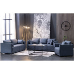 【高品質】松 木 枠 エアレザー 綿 ソファー - モダンデザイン?快適な座り心地! ja-18