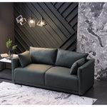 【高品質】松 木 枠 エアレザー 綿 ソファー - モダンデザイン?快適な座り心地! ja-18