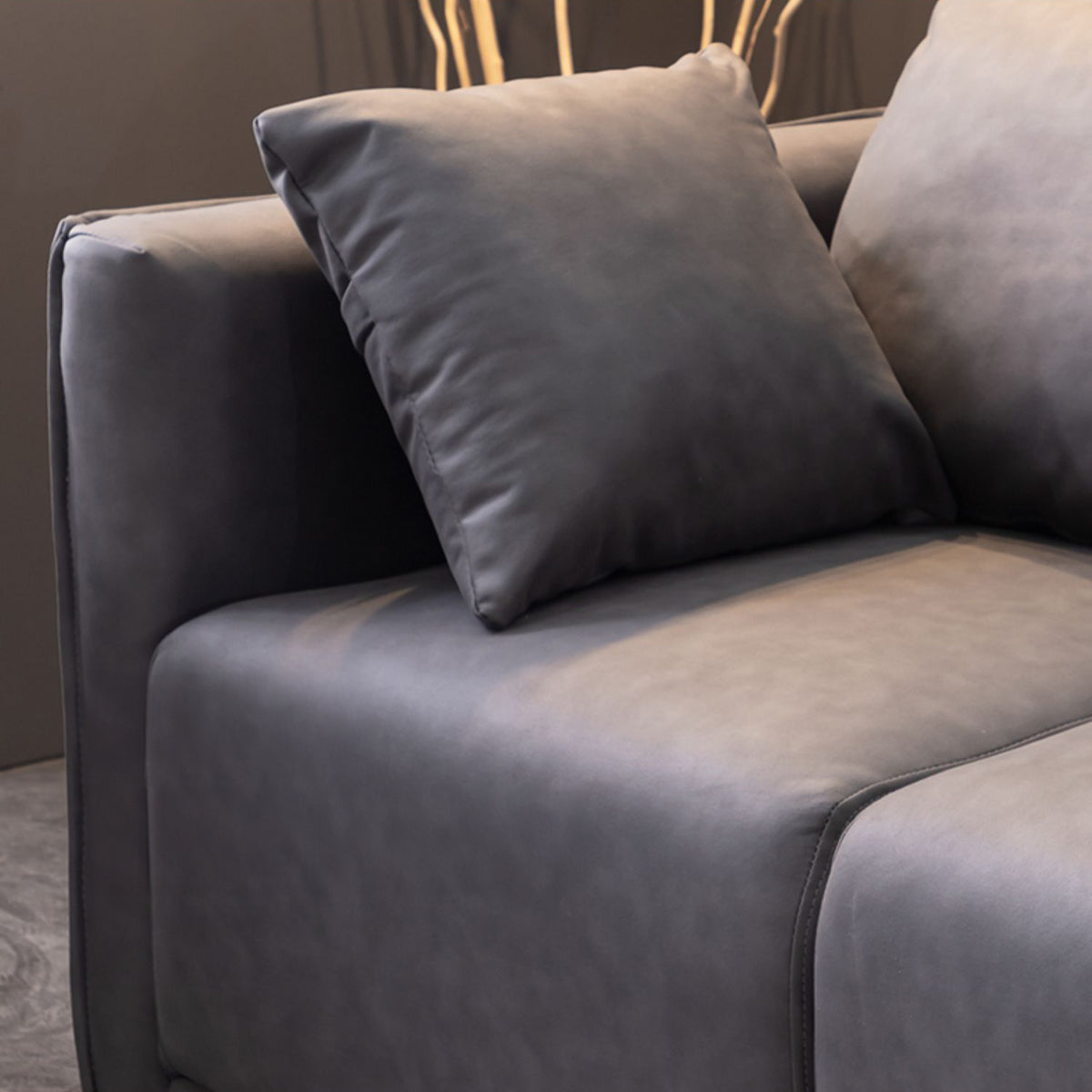 【高品質】松 木 枠 エアレザー 綿 ソファー - モダンデザイン?快適な座り心地! ja-18